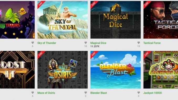 Die Exclusives im Unibet-Casino