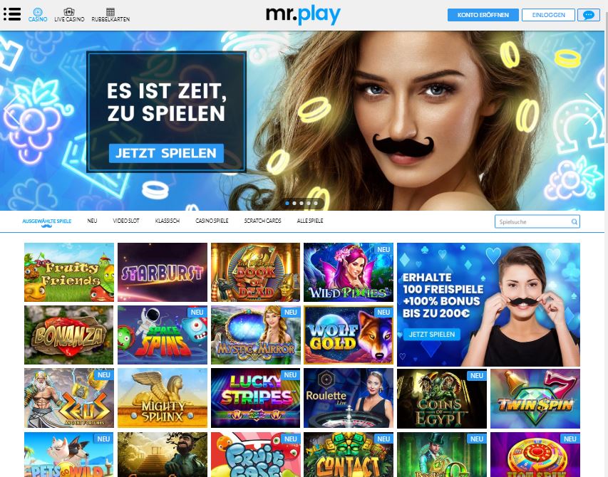 Mr Play casino test