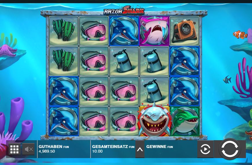Razor Shark Slot Symbole