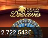 Mega Fortune Dreams Jackpot Auszahlung