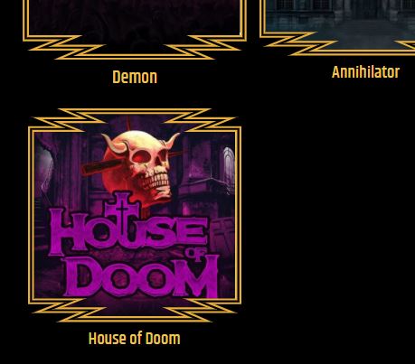 Metal Spiel House of Doom