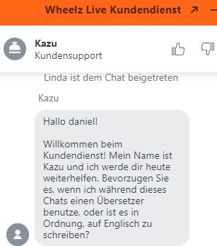 wheelz support chat